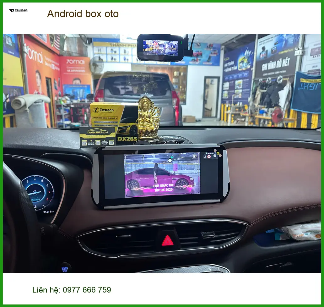 Chị Vân lắp Android box ô tô cho Mazda CX-5 tại Quận 12 để trải nghiệm giải trí đỉnh cao ảnh thực tế 5