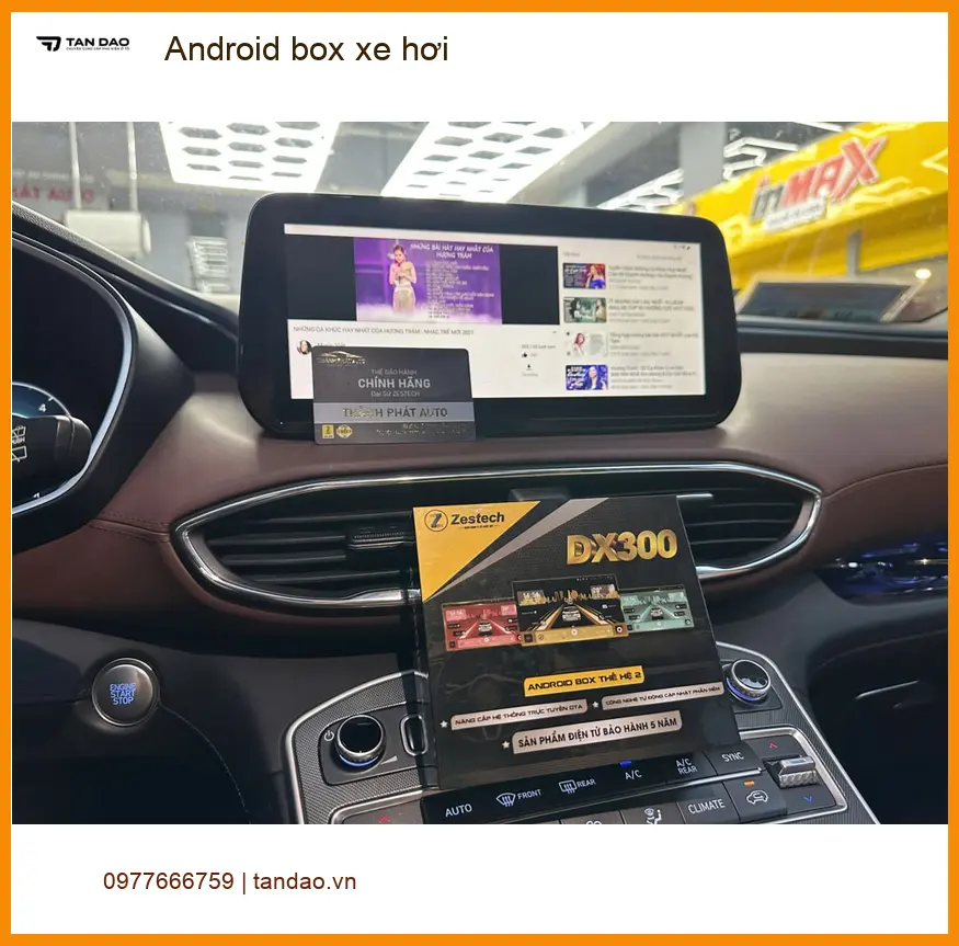 Anh Nhật lắp Android box xe hơi cho Honda CRV tại Quận Tân Bình để xem YouTube giải trí