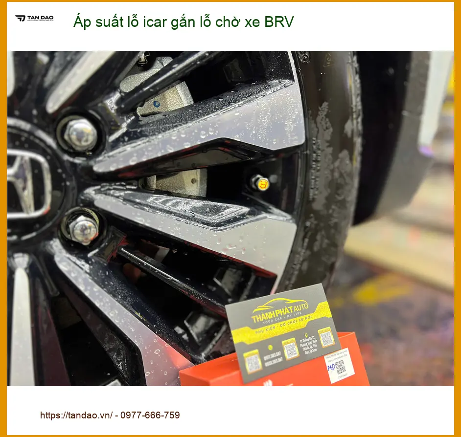 Anh Tú gắn áp suất lỗ Icar lỗ chờ xe BRV Quận 6 an toàn ảnh thực tế 4