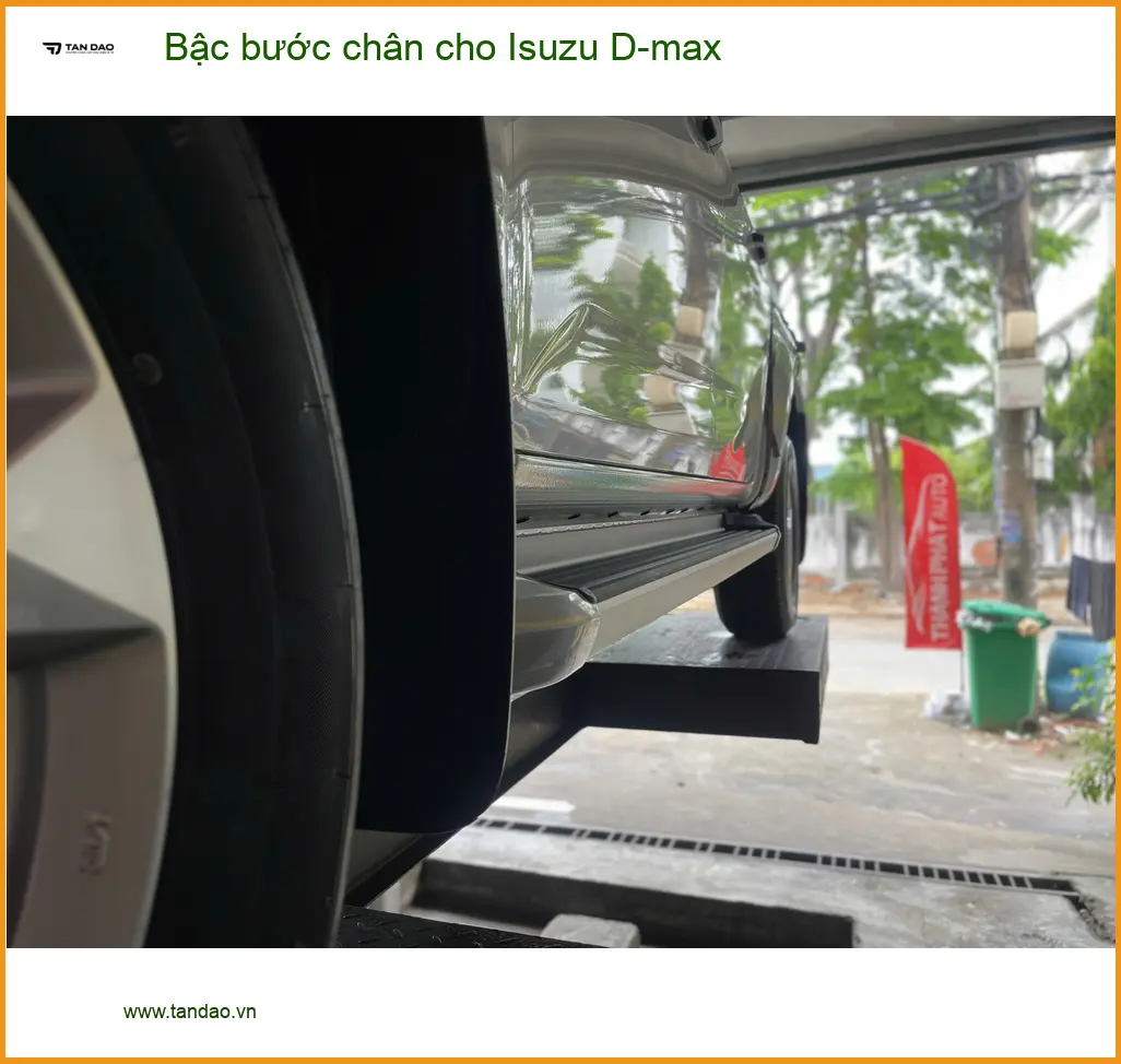 Anh Tuấn Kiệt lắp bậc bước chân Isuzu D-max Quận 6 để gia đình lên xuống dễ hơn ảnh thực tế 4