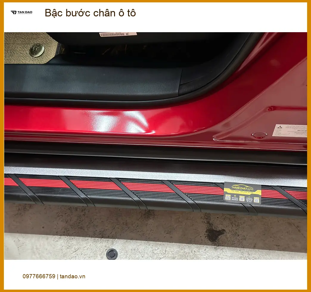 Chị Thảo lắp bậc bước chân ô tô Hyundai SantaFe tại Cần Giờ lên xuống tiện lợi
