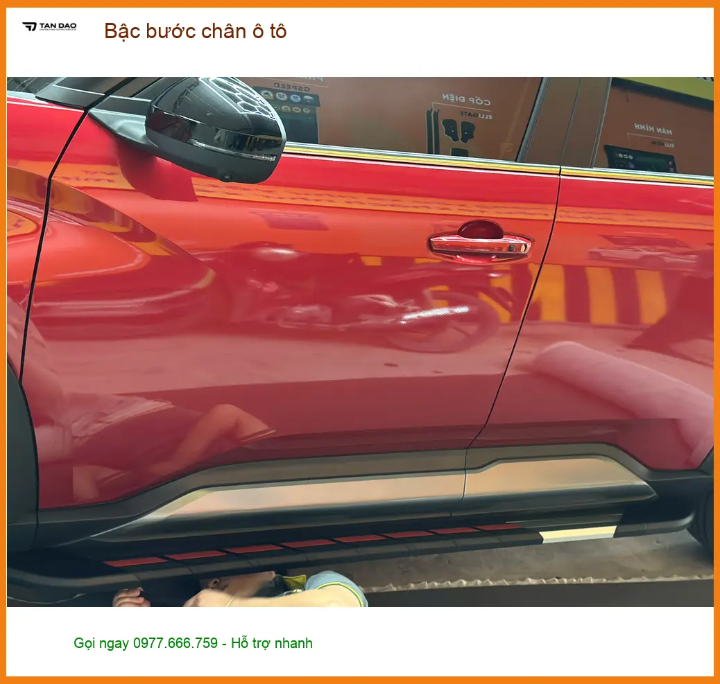Anh Khải lắp bậc bước chân ô tô cho Hyundai Creta tại Quận Tân Bình để lên xuống xe an toàn hơn ảnh thực tế 2