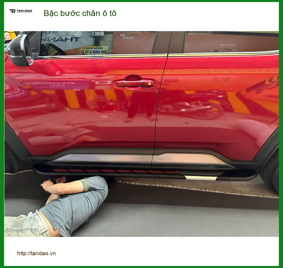Anh Khải lắp bậc bước chân ô tô cho Hyundai Creta tại Quận Tân Bình để lên xuống xe an toàn hơn ảnh thực tế 5