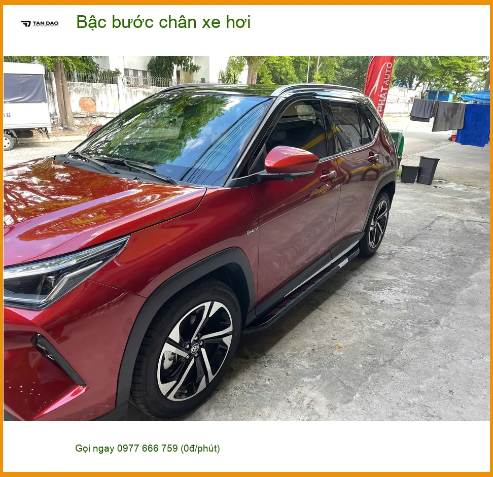 Chị Thảo lắp bậc bước chân xe hơi cho Hyundai Creta tại Quận 8 để lên xuống xe dễ dàng hơn ảnh thực tế 4