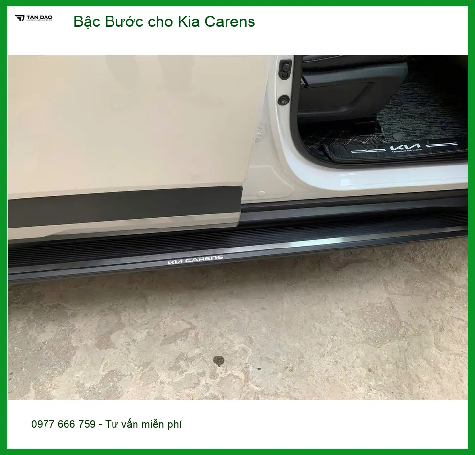 Anh Dũng lắp Bậc Bước cho Kia Carens tại Quận 7 cho bé nhà dễ dàng lên xuống xe ảnh thực tế 2