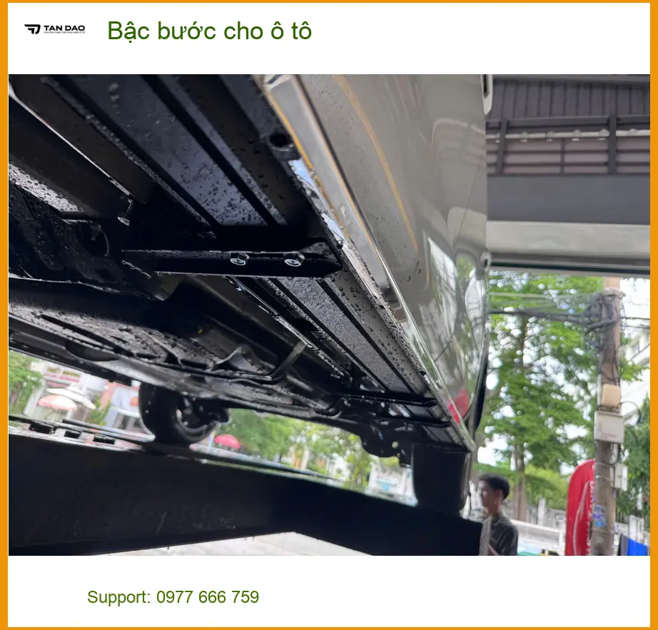 Chú Phúc lắp bậc bước cho ô tô Hyundai Creta tại Hóc Môn để tiện lên xuống ảnh thực tế 4