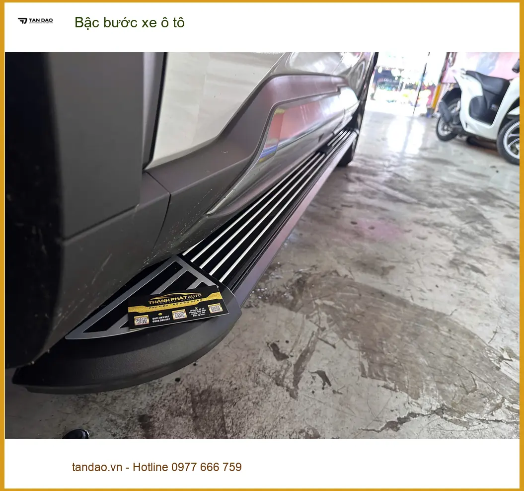 Anh Quang lắp Bậc bước xe ô tô cho Hyundai SantaFe tại Cần Giờ ảnh thực tế 3