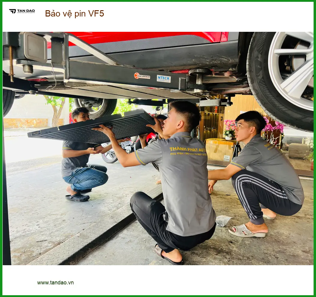 Anh Kiên cần bảo vệ pin VF5 tại Hóc Môn trước chuyến đi công tác gấp ảnh thực tế 4