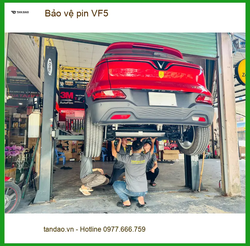 Anh Tấn bảo vệ pin VinFast VF5 tại Củ Chi để tăng tuổi thọ và hiệu suất ảnh thực tế 3