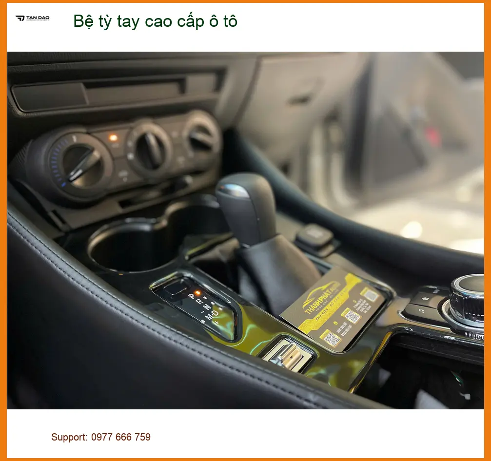 Chị Phương lắp Bệ tỳ tay cao cấp ô tô Hyundai Accent tại Quận Bình Thạnh ảnh thực tế 3