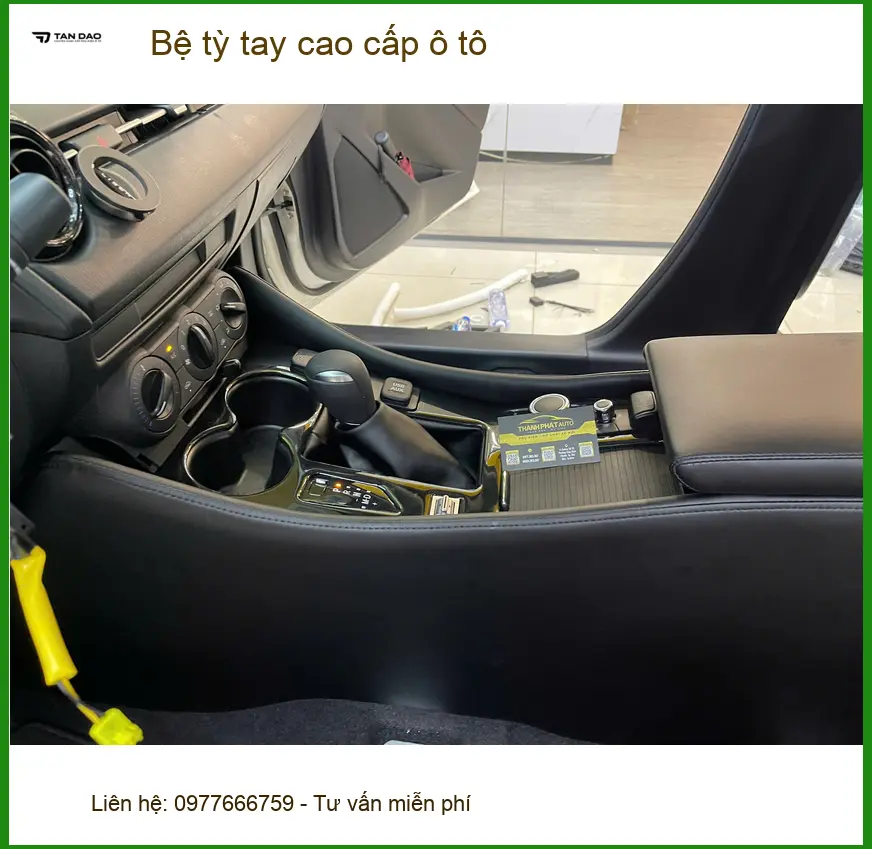 Chị Phương lắp Bệ tỳ tay cao cấp ô tô Hyundai Accent tại Quận Bình Thạnh ảnh thực tế 4
