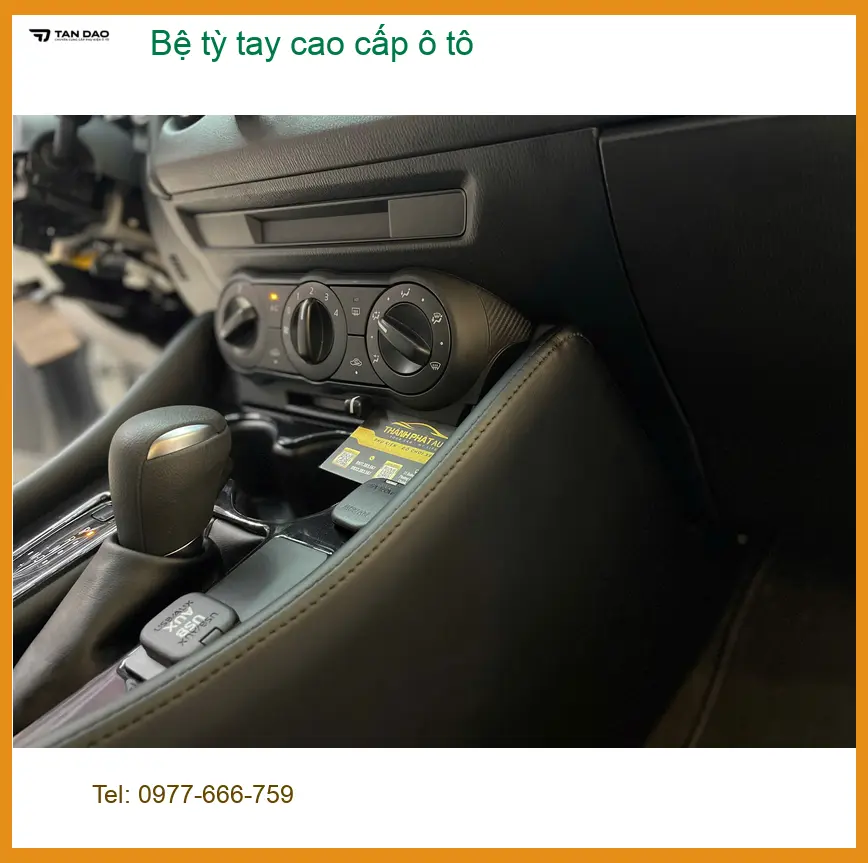 Chị Thanh Hương lắp bệ tỳ tay cao cấp cho Hyundai Accent ở Quận 2 ảnh thực tế 2