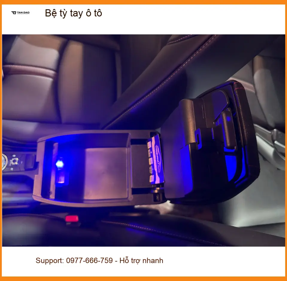 Chú Quang lắp bệ tỳ tay ô tô cho Honda City tại Quận 9 giúp giảm mỏi tay khi lái. ảnh thực tế 2