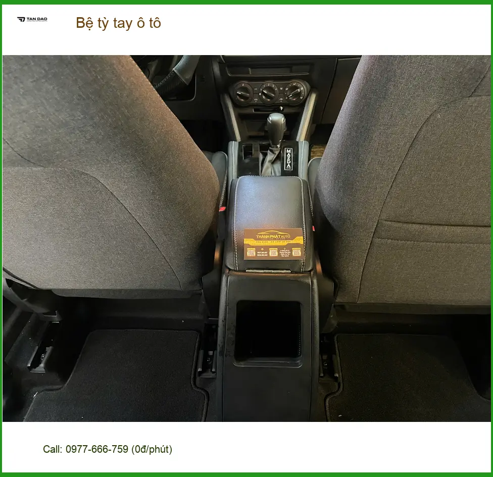 Chị Loan lắp Bệ tỳ tay ô tô Hyundai Accent uy tín tại Quận Bình Tân ảnh thực tế 2