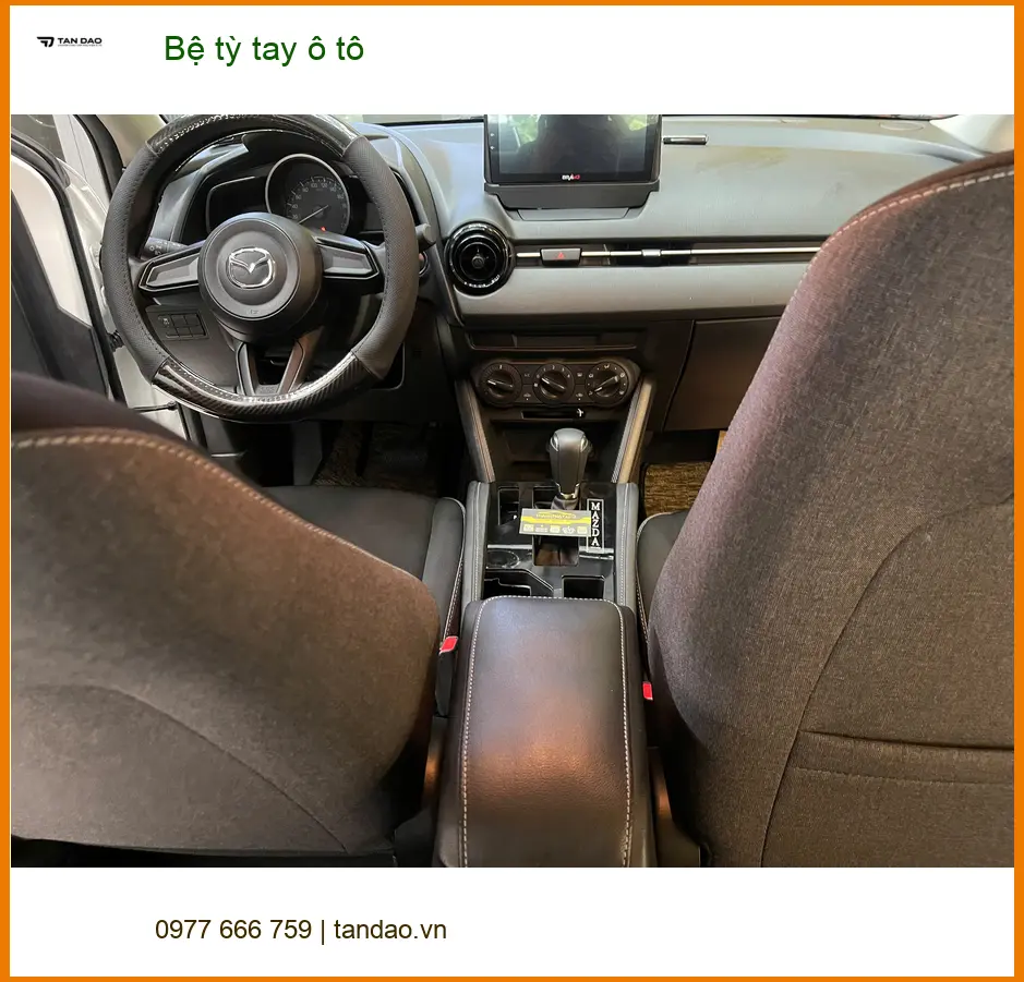 Chị Loan lắp Bệ tỳ tay ô tô Hyundai Accent uy tín tại Quận Bình Tân ảnh thực tế 4
