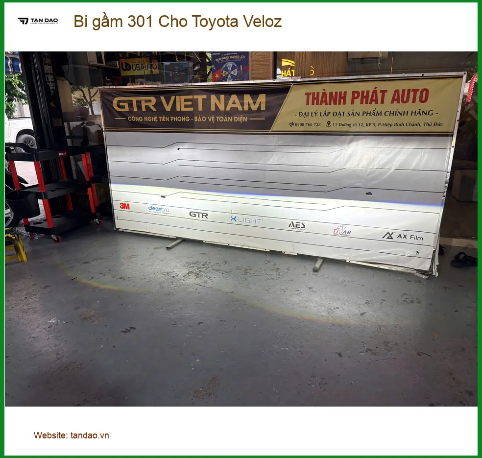 Anh Quang lắp bi gầm 301 cho Toyota Veloz tại Quận 9 để tăng sáng khi về đêm ảnh thực tế 2