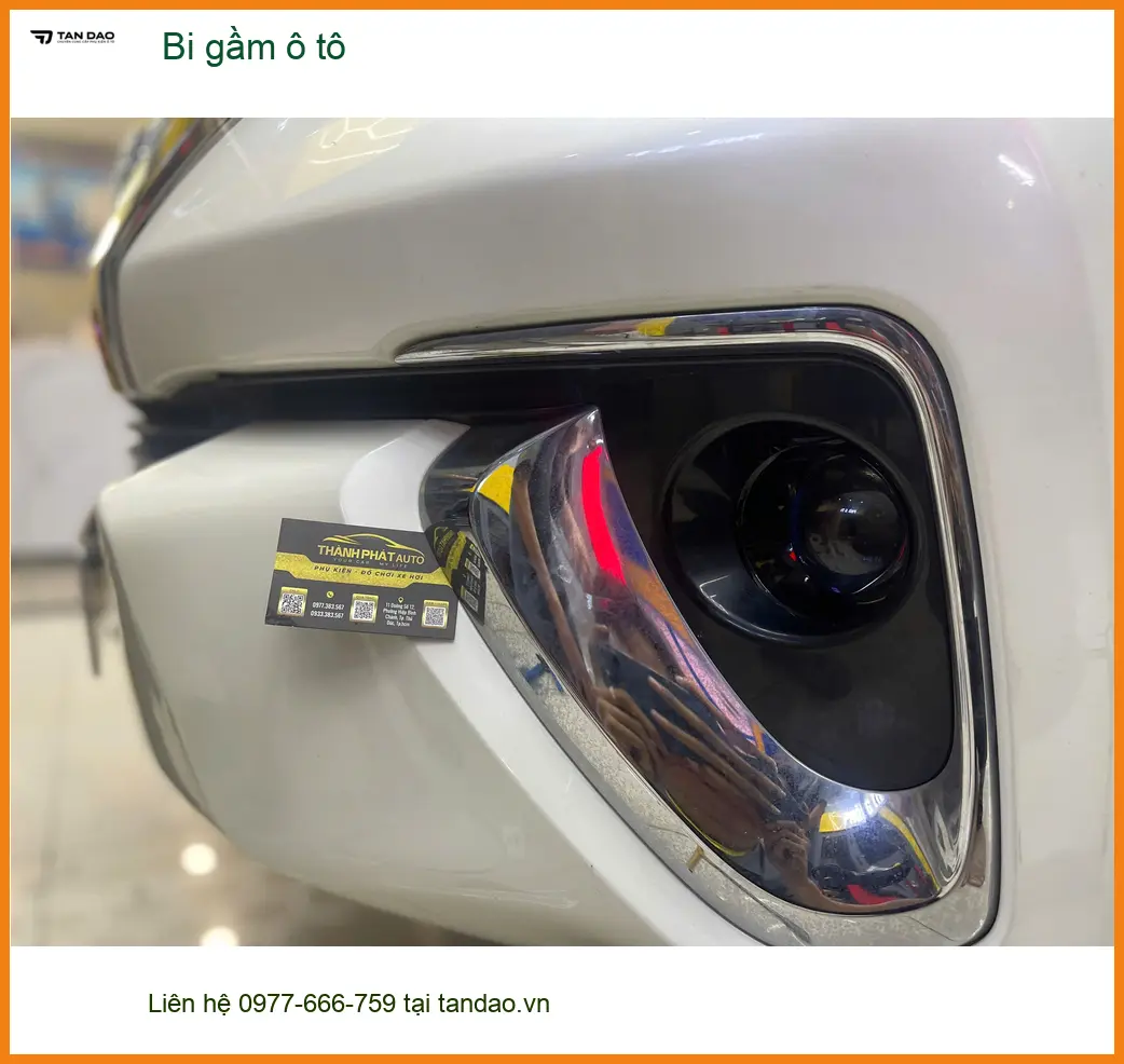 Anh Khang độ bi gầm ô tô cho Hyundai Creta tại Quận 9 khi đèn zin yếu ảnh thực tế 3