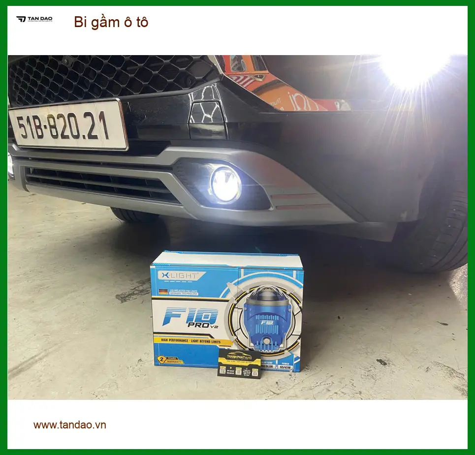 Anh Khải độ bi gầm ô tô Hyundai Creta cải thiện tầm nhìn ban đêm tại Thủ Đức ảnh thực tế 2