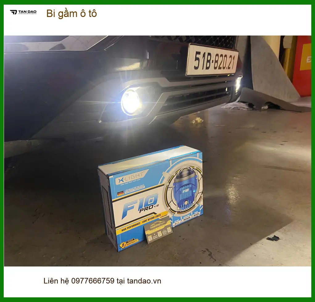 Chú Cường lắp bi gầm ô tô Kia Sorento tại Quận 12 để cải thiện độ sáng ảnh thực tế 4