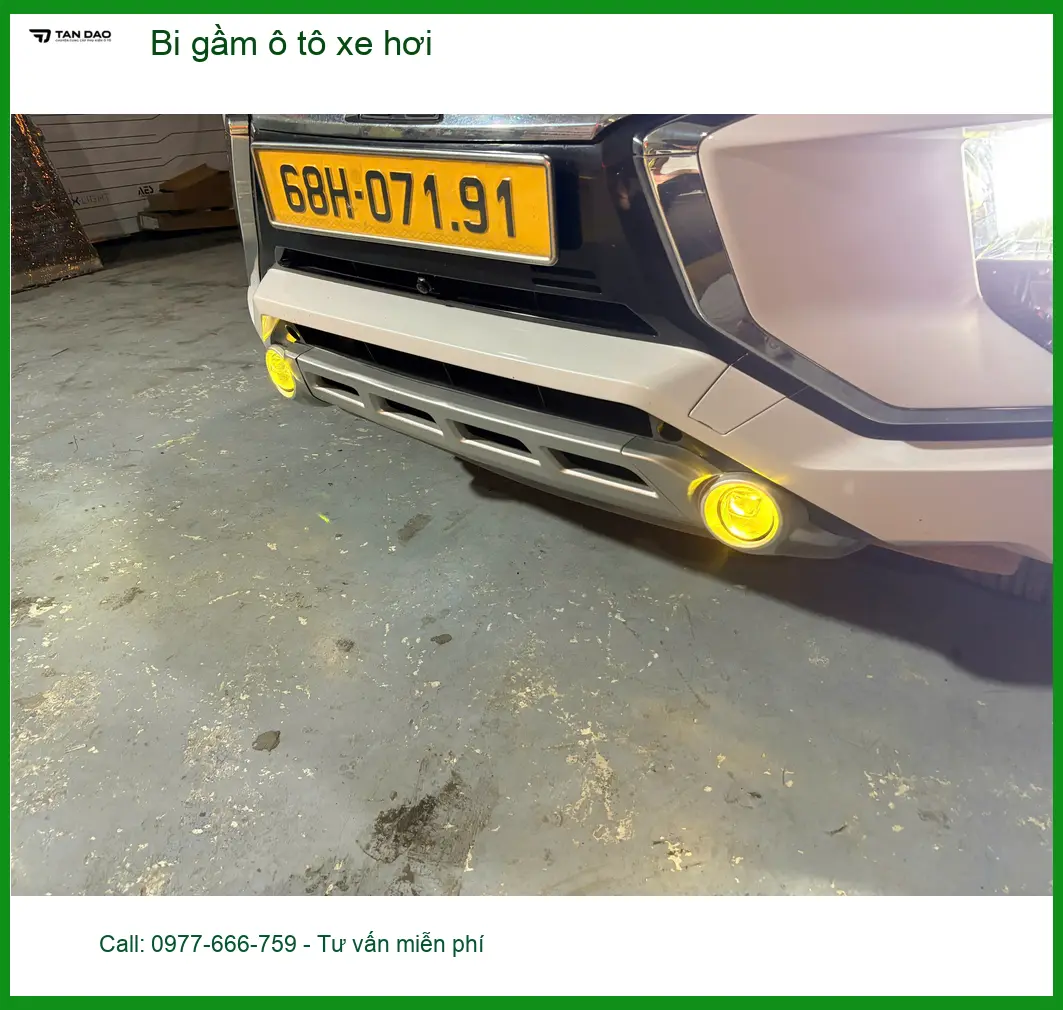 Anh Quang lắp bi gầm ô tô Hyundai Accent tại Quận 9 vì đèn zin quá yếu khi đi đêm ảnh thực tế 3