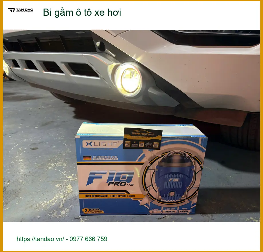 Chú Minh độ bi gầm ô tô Hyundai Creta tại Quận 2 vì đèn xe yếu