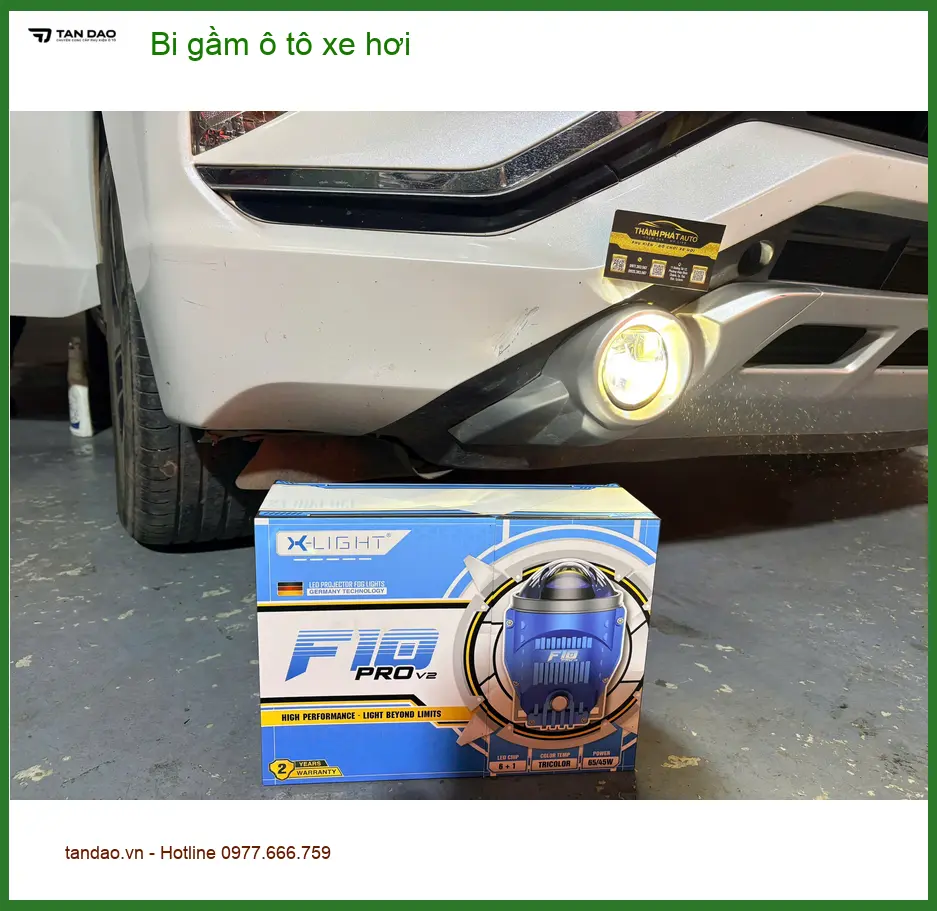 Chú Minh độ bi gầm ô tô Hyundai Creta tại Quận 2 vì đèn xe yếu ảnh thực tế 2