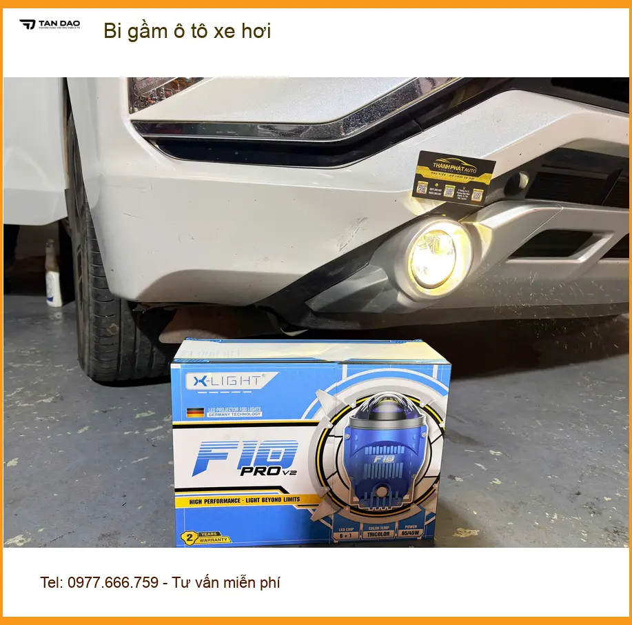 Chú Minh độ bi gầm ô tô Hyundai Creta tại Quận 2 vì đèn xe yếu ảnh thực tế 3
