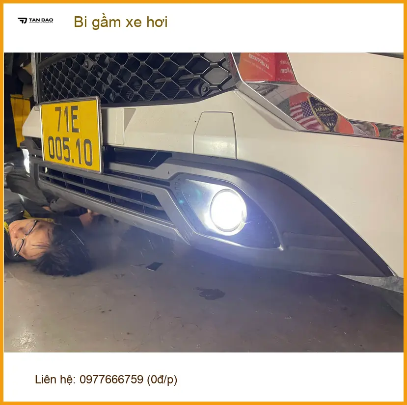 Anh Khang độ bi gầm xe hơi cho VinFast Lux A2.0 tại Nhà Bè