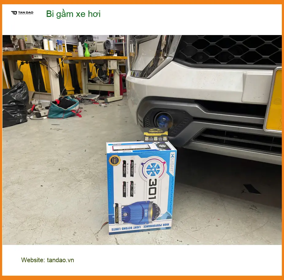 Anh Khang độ bi gầm xe hơi cho VinFast Lux A2.0 tại Nhà Bè ảnh thực tế 4