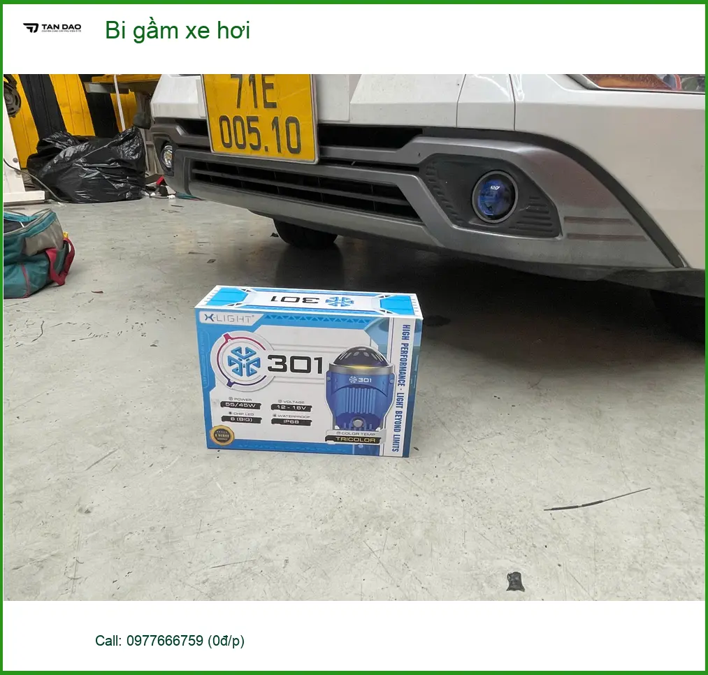 Anh Tùng độ bi gầm Mazda CX-5 tại Quận 10 vì đèn zin yếu khi mưa đêm ảnh thực tế 4