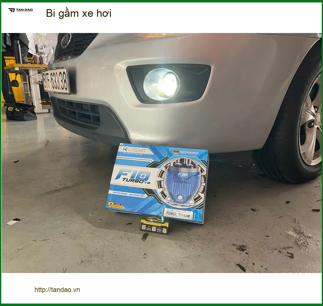 Anh Minh độ bi gầm xe hơi Kia K3 tại Quận 12 vì đèn zin không đủ sáng