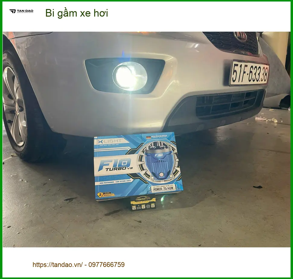 Anh Duy độ bi gầm xe hơi Toyota Camry vì đèn không đủ sáng tại Quận 2 ảnh thực tế 3