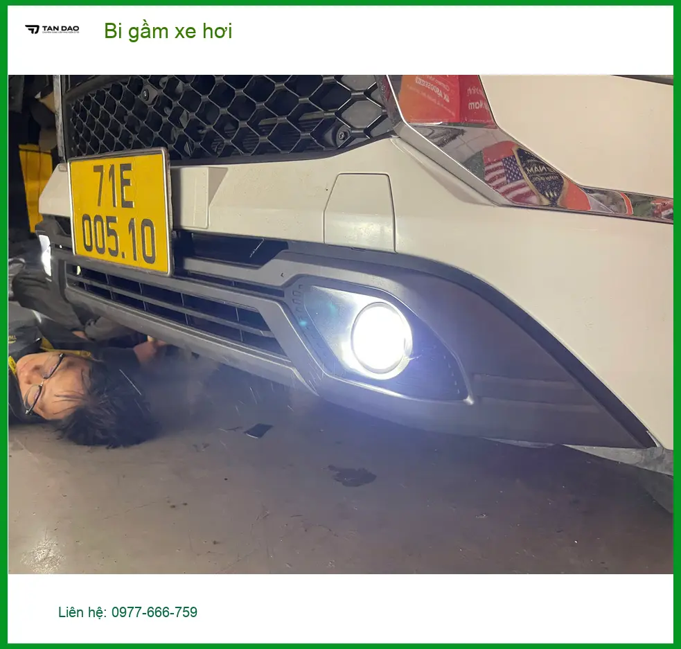 Anh Đức Thắng độ bi gầm Hyundai Creta Quận 3 để đi đêm an toàn hơn ảnh thực tế 3