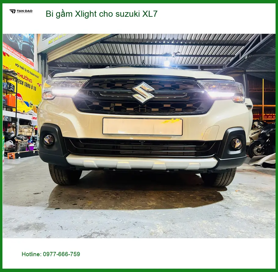 Anh Lộc độ bi gầm Xlight cho Suzuki XL7 ở Gò Vấp vì đèn xe zin yếu khi trời tối