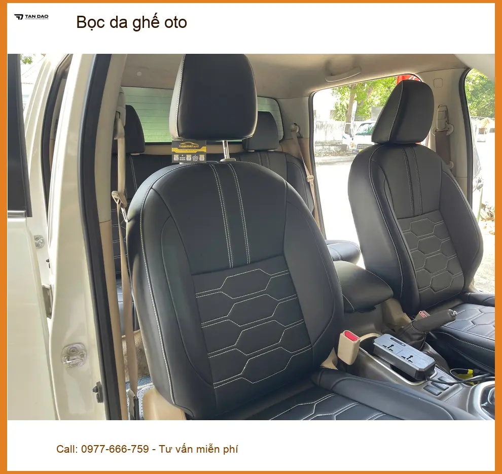 Cô Thúy bọc da ghế ô tô cho Hyundai Accent tại Quận 3 để nội thất sang trọng hơn ảnh thực tế 5