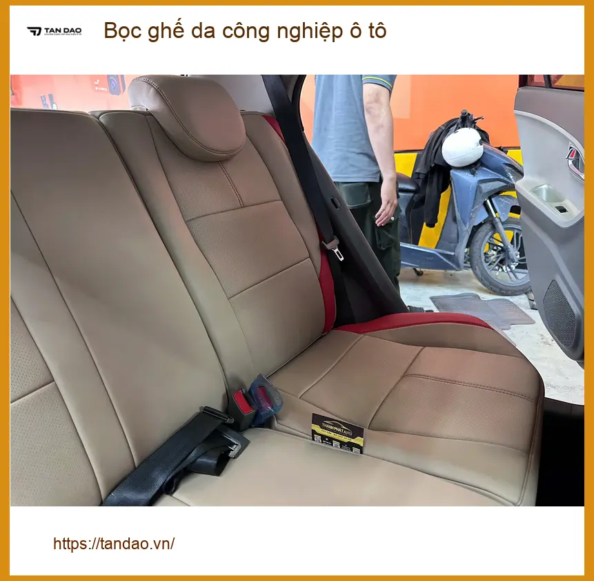 Anh Minh bọc ghế da công nghiệp Hyundai Creta ở Gò Vấp làm mới nội thất ảnh thực tế 2