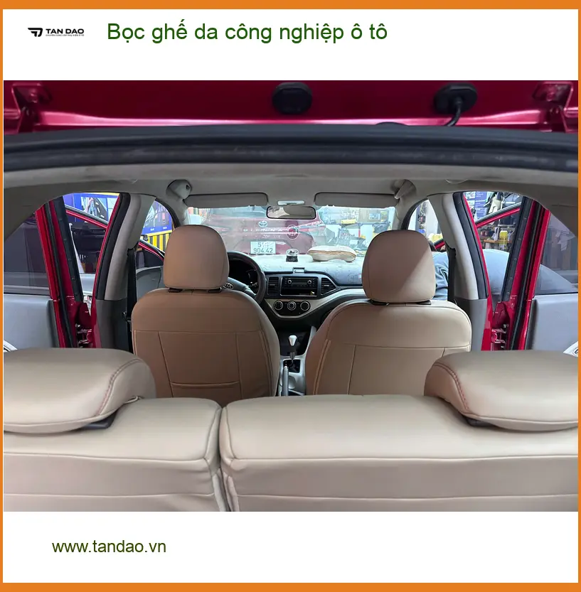 Anh Minh bọc ghế da công nghiệp Hyundai Creta ở Gò Vấp làm mới nội thất ảnh thực tế 3