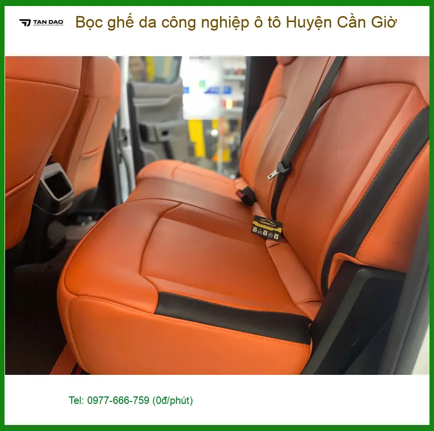 Cửa Hàng May Ghế Da công nghiệp ô tô Huyện Cần Giờ - Thi Công Chuyên Nghiệp ảnh thực tế 3