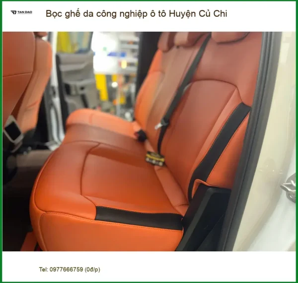 Cửa Hàng Bọc Ghế Da ghế da công nghiệp ô tô Huyện Củ Chi - Giá Tốt TPHCM