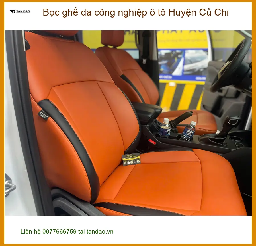 Cửa Hàng Bọc Ghế Da ghế da công nghiệp ô tô Huyện Củ Chi - Giá Tốt TPHCM ảnh thực tế 3