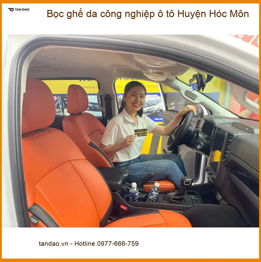 Nơi Bọc Ghế Da ghế da công nghiệp ô tô Huyện Hóc Môn - Giá Tốt TPHCM ảnh thực tế 3