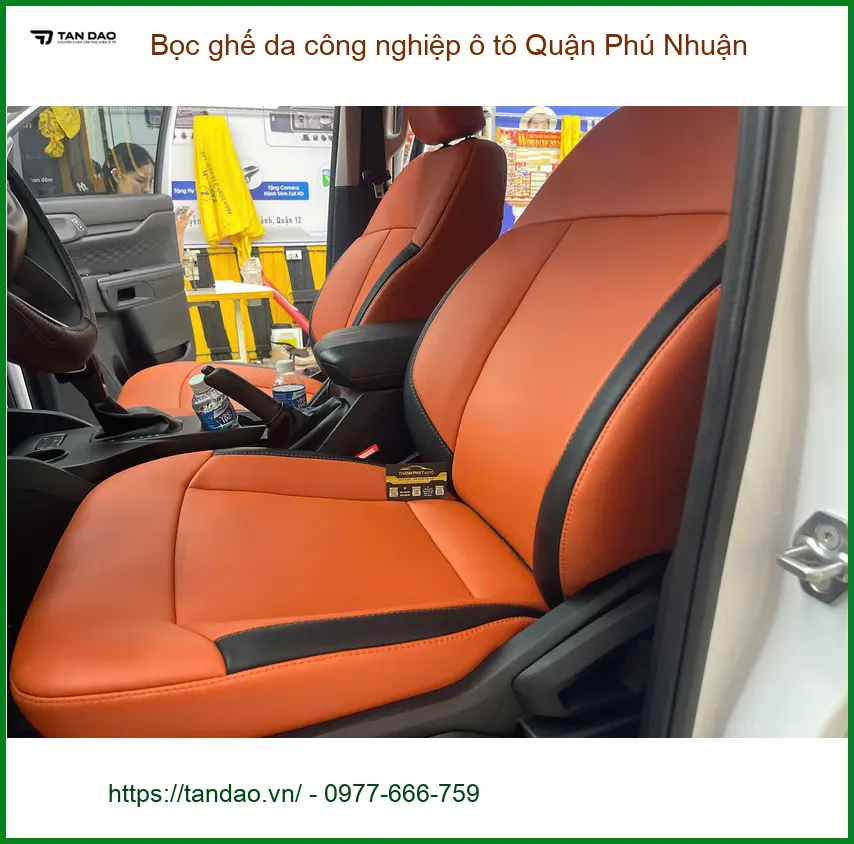 Nơi Bọc Ghế Da công nghiệp ô tô Quận Phú Nhuận - Giá Tốt TPHCM