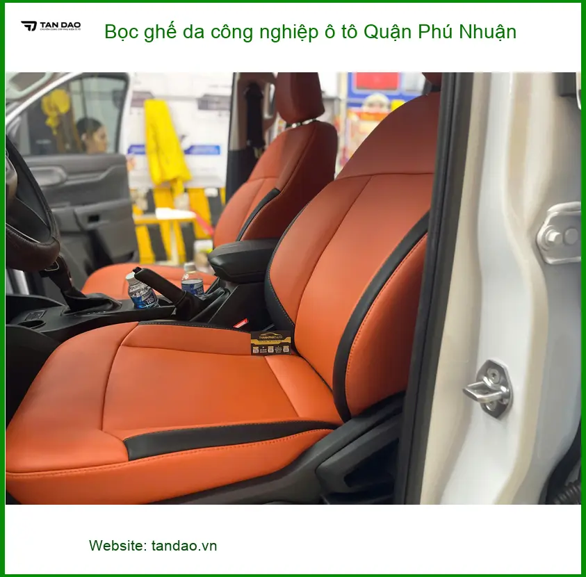 Nơi Bọc Ghế Da công nghiệp ô tô Quận Phú Nhuận - Giá Tốt TPHCM ảnh thực tế 2