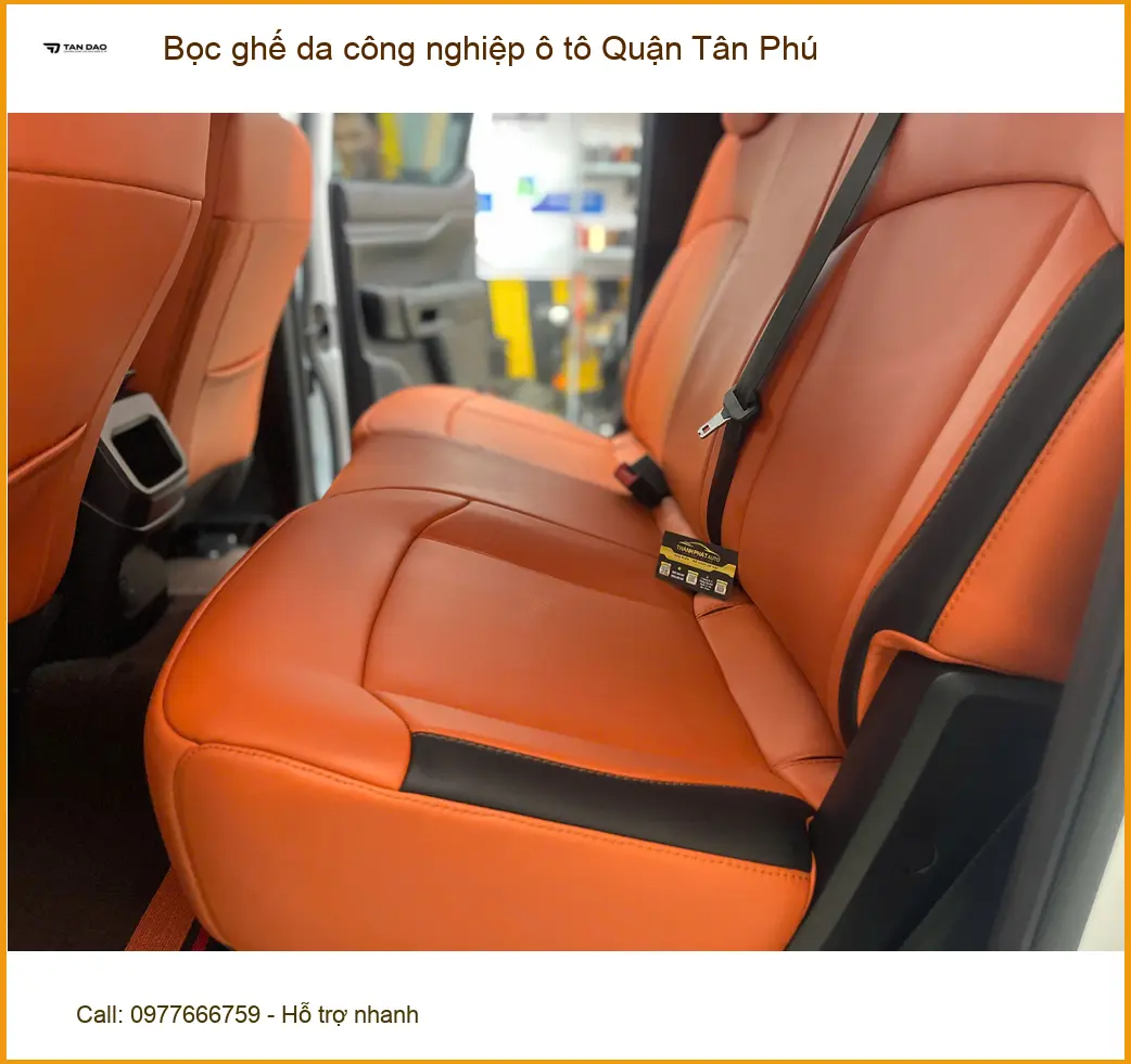 Nơi Bọc Ghế Da ghế da công nghiệp ô tô Quận Tân Phú - Giá Tốt TPHCM ảnh thực tế 3