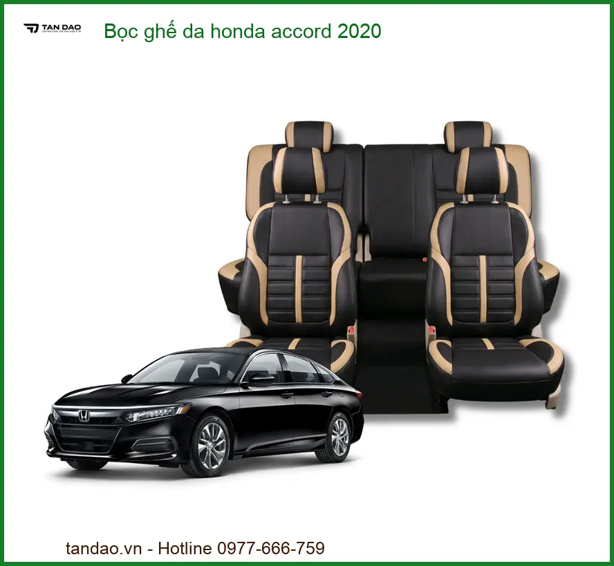 Bọc Ghế Da Honda Accord 2020 - Trung Tâm Lắp Đặt Uy Tín TPHCM