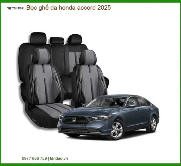 Bọc Ghế Da Honda Accord 2025 - Trung Tâm Lắp Đặt Uy Tín Giá Tốt TPHCM