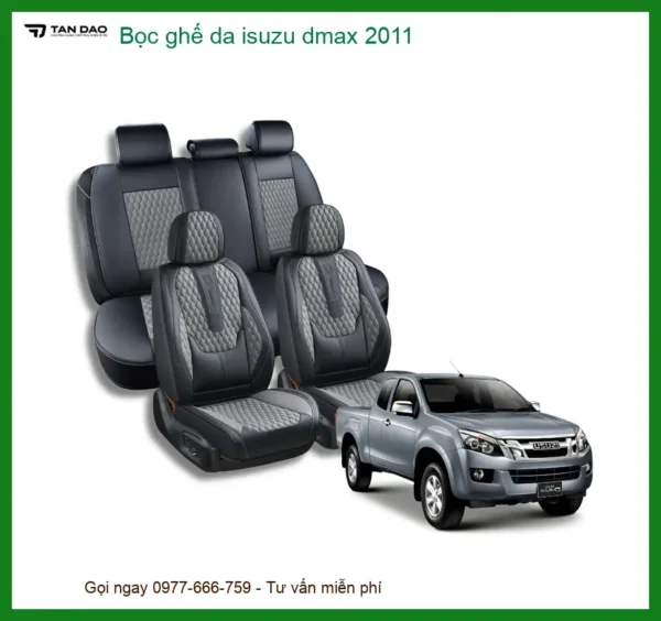 Bọc Ghế Da Isuzu Dmax 2011 - Địa Chỉ Lắp Đặt Chính Hãng Giá Tốt TPHCM