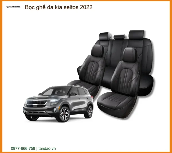 Bọc Ghế Da Cao Cấp Xe Kia Seltos 2022 - Địa Chỉ Lắp Đặt Uy Tín TPHCM