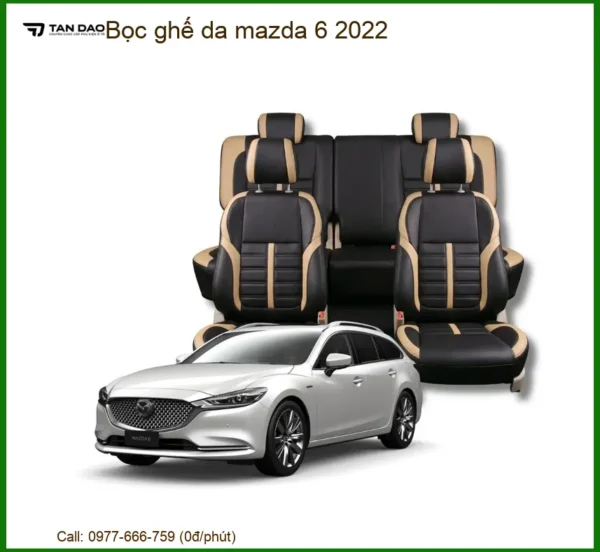 Bọc Ghế Da Cao Cấp Mazda 6 2022 - Trung Tâm Lắp Đặt Uy Tín TPHCM