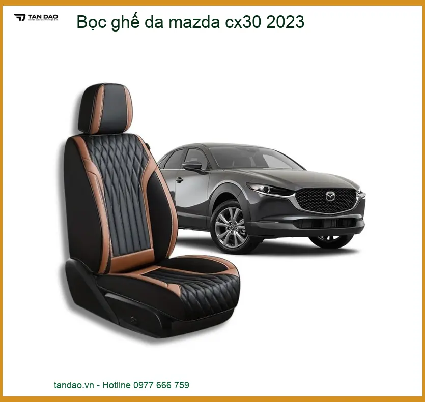 Bọc Ghế Da Mazda CX30 2023 - Trung Tâm Lắp Đặt Chính Hãng TPHCM